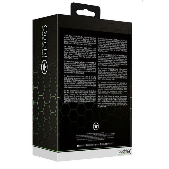 🦋B2G1🦋OUCH! Glow in the Dark NEON GREEN Bonded Leather Buckle JOCK STRAP | L/XL - Picture 6 of 7